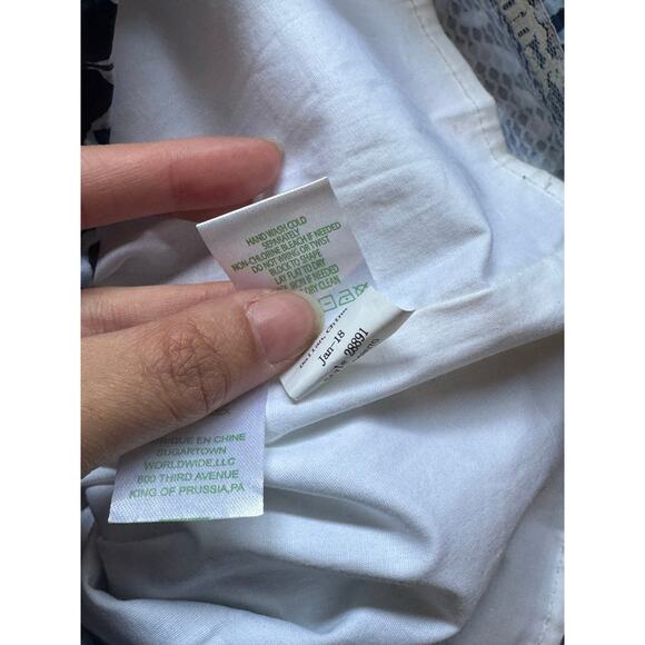 Lilly Pulitzer Mila Stretch Shift Dress Leied Back Print Size 8 euc - Picture 6 of 12